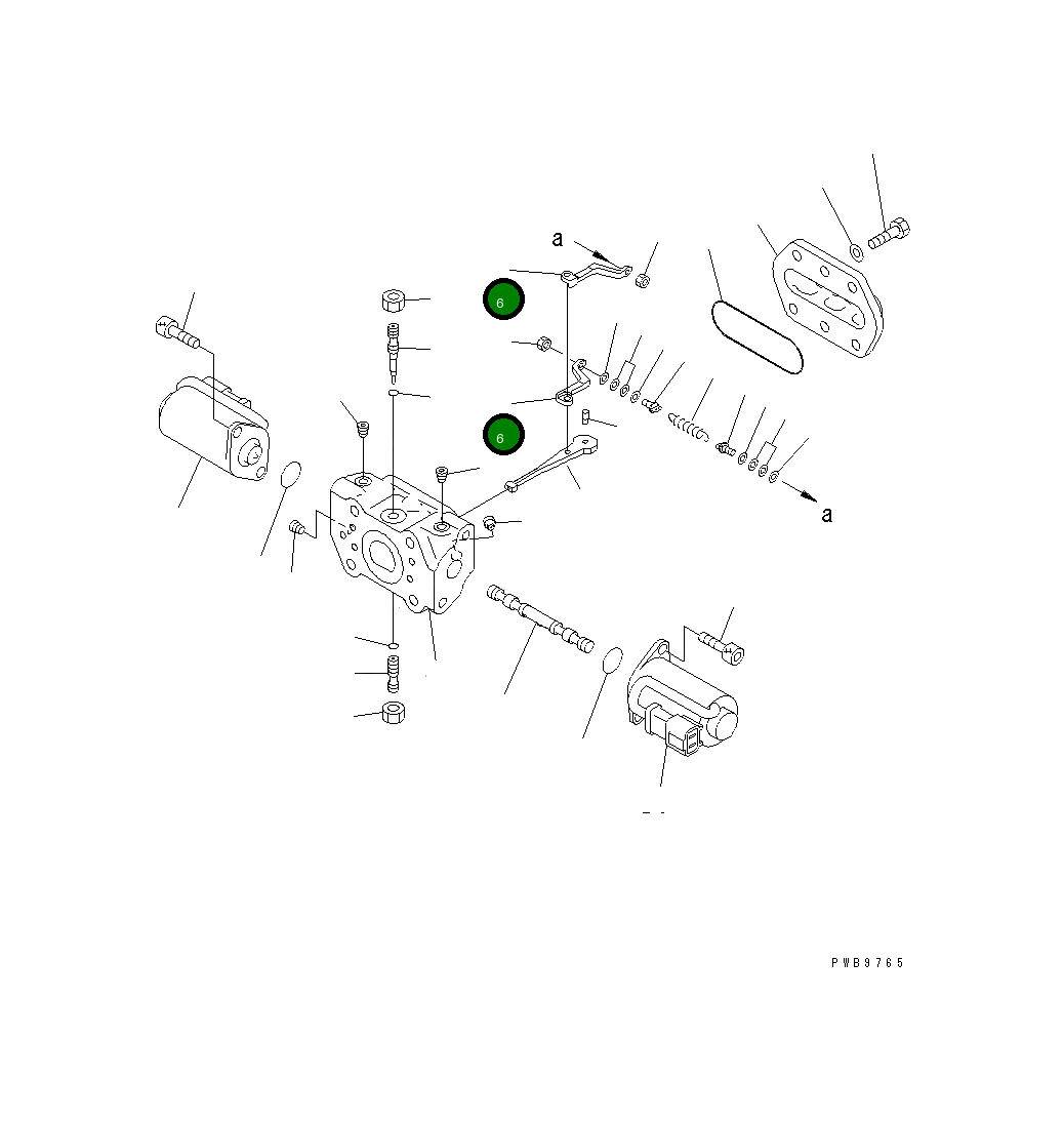 Рычаг 708-1H-15170 Komatsu