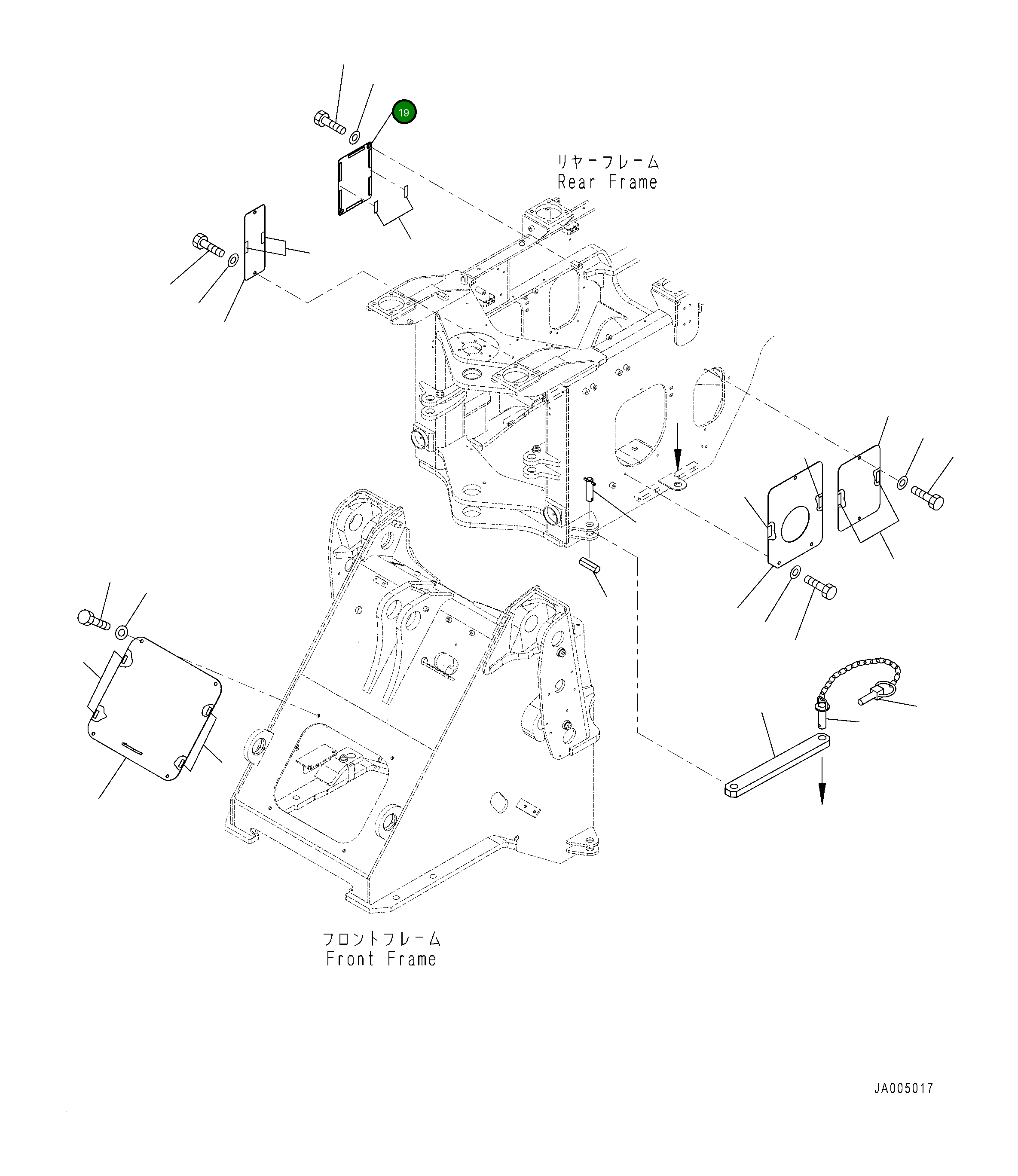 Крышка,RHS 419-46-44431 Komatsu