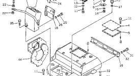 Крышка 258-10-23950 Komatsu