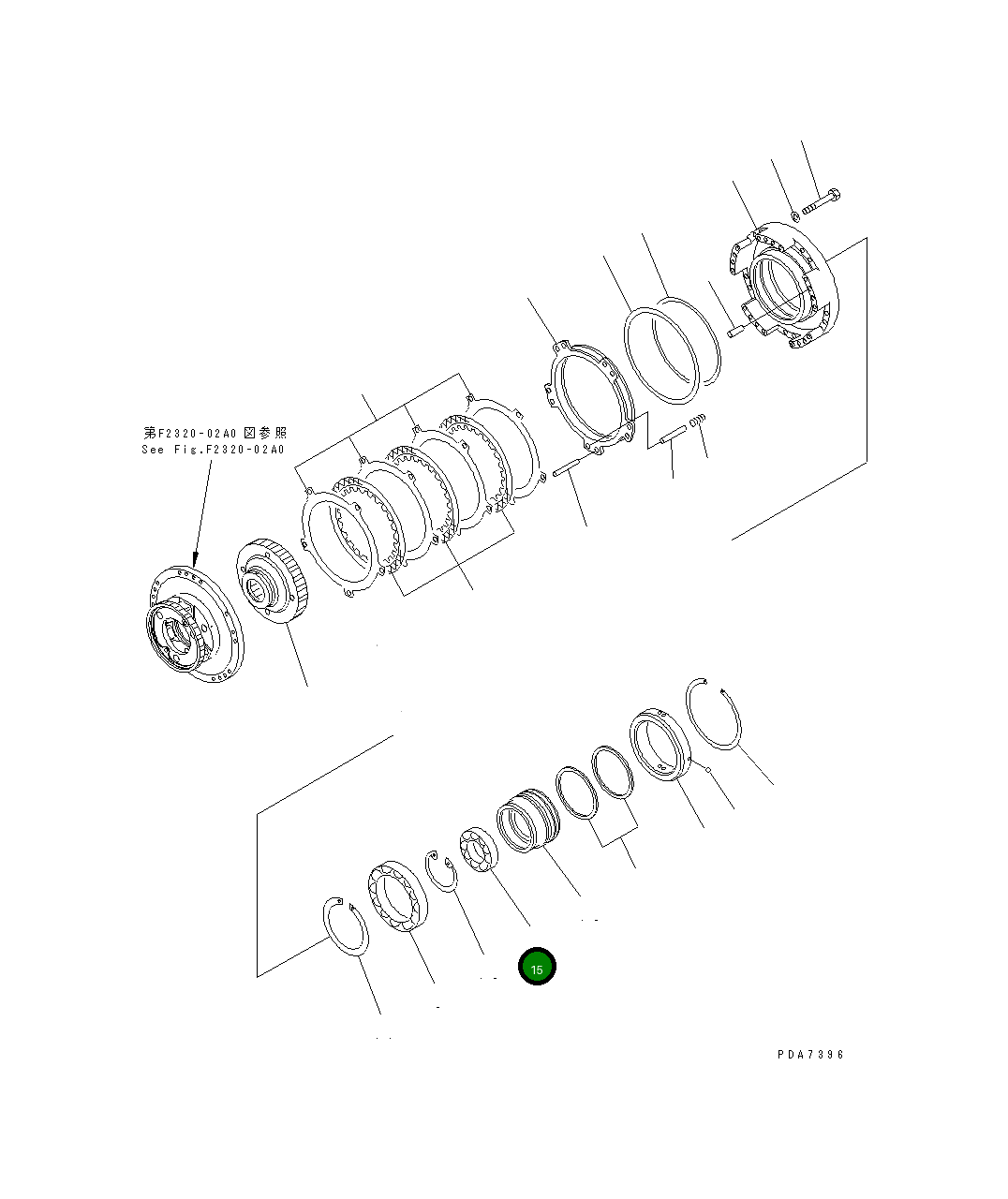 Подшипник 06042-00210 Komatsu