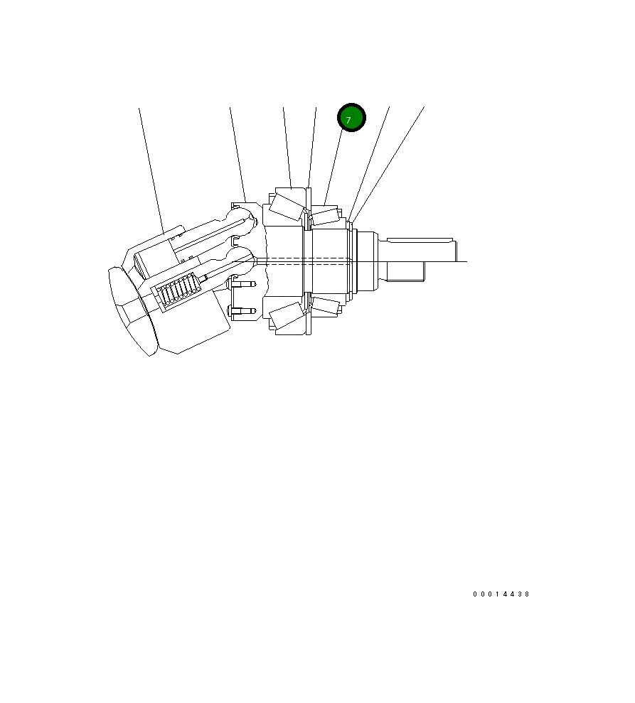 Подшипник UC09154688 Komatsu