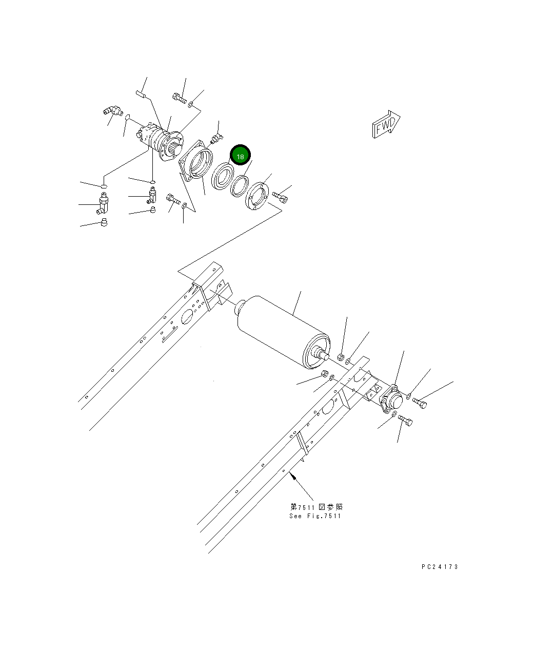 Подшипник 8248-75-3160 Komatsu