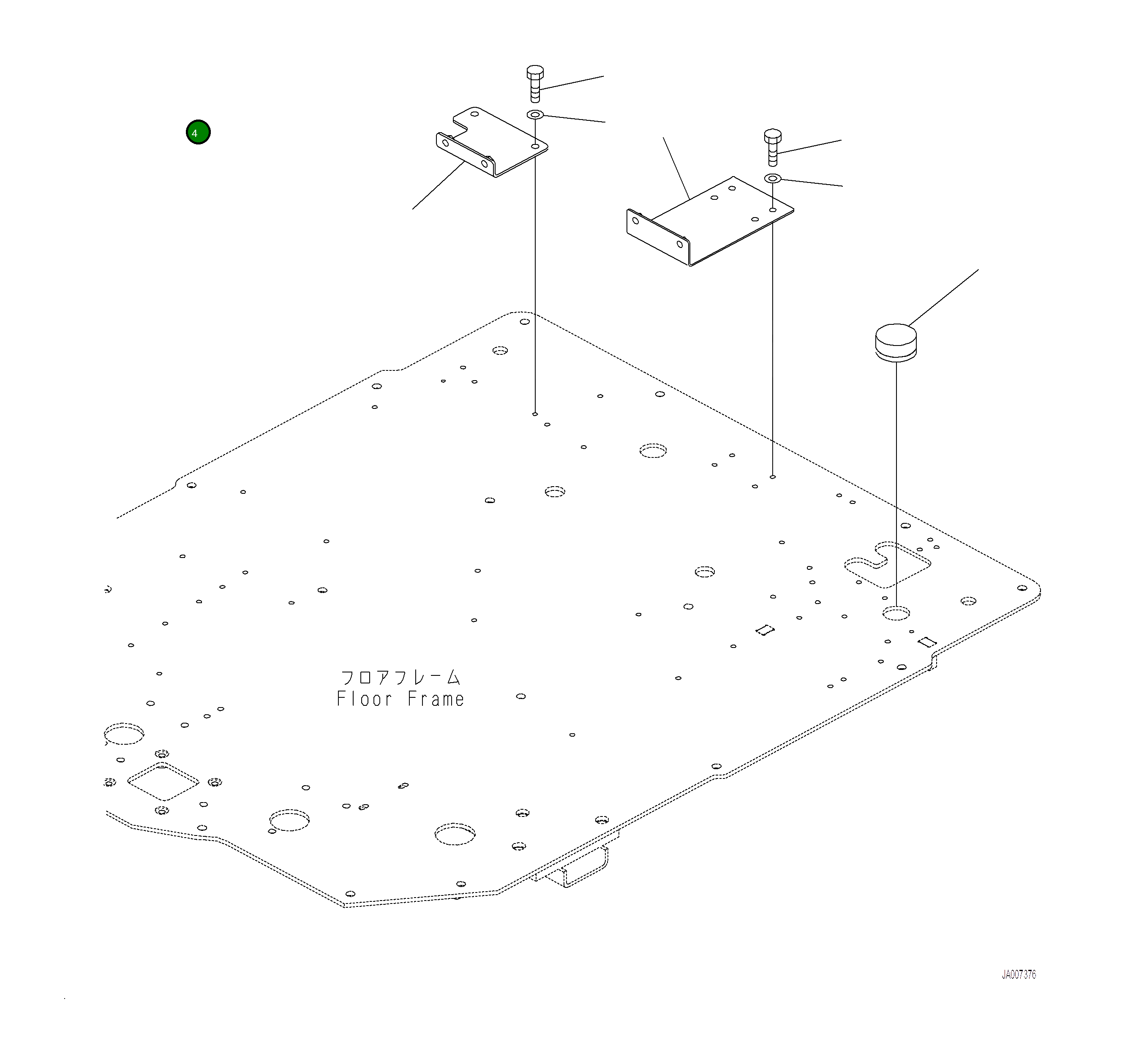 Крышка 423-54-52610  Komatsu