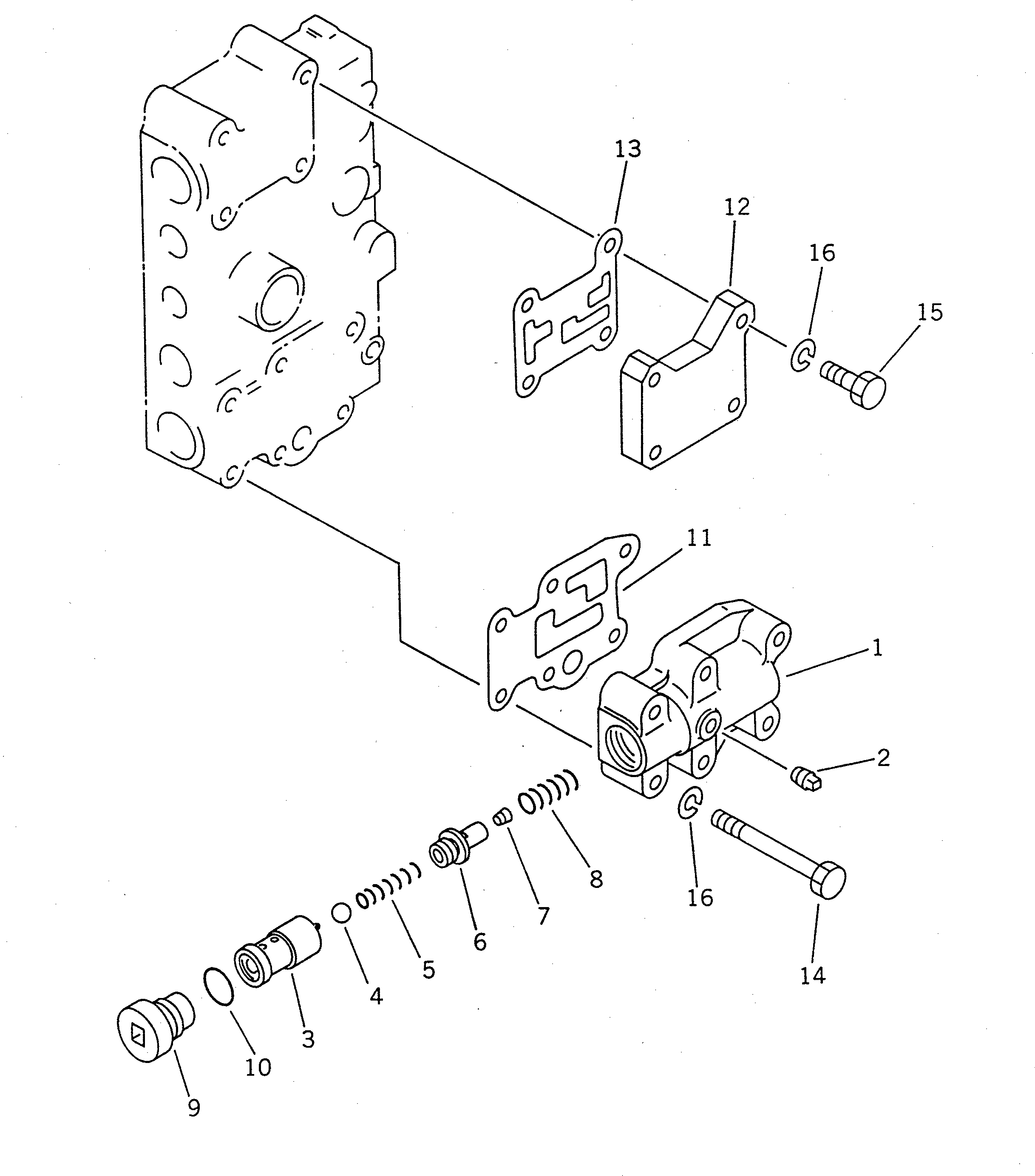 Крышка 417-15-15190 Komatsu
