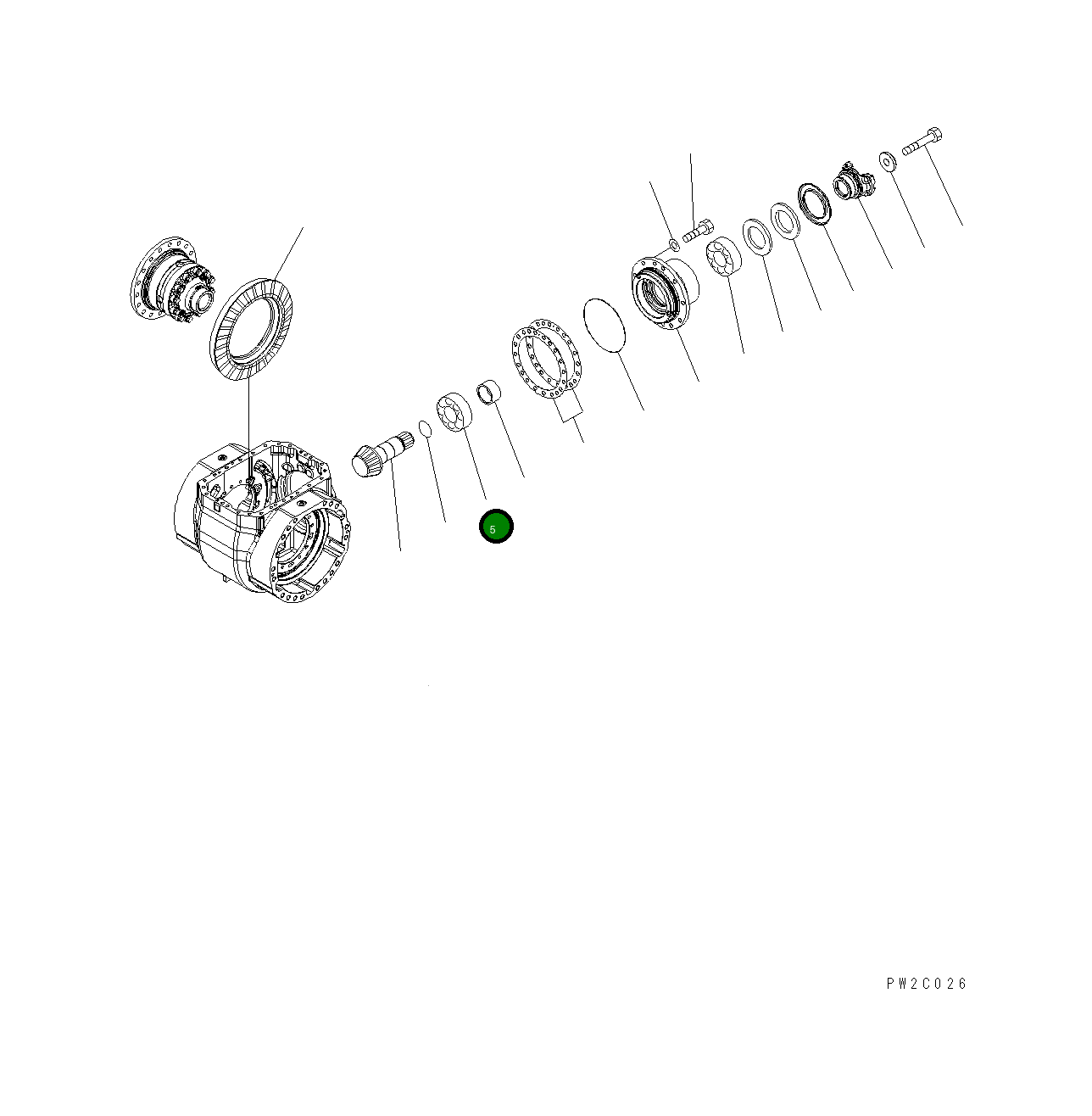 Подшипник 421-22-31810 Komatsu
