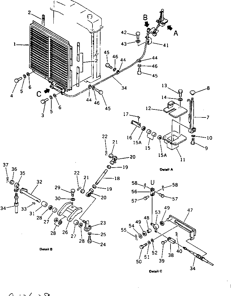 Рычаг 19N-03-11130 Komatsu