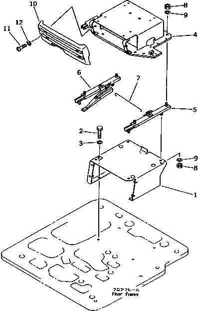 Крышка 20T-54-71191 Komatsu