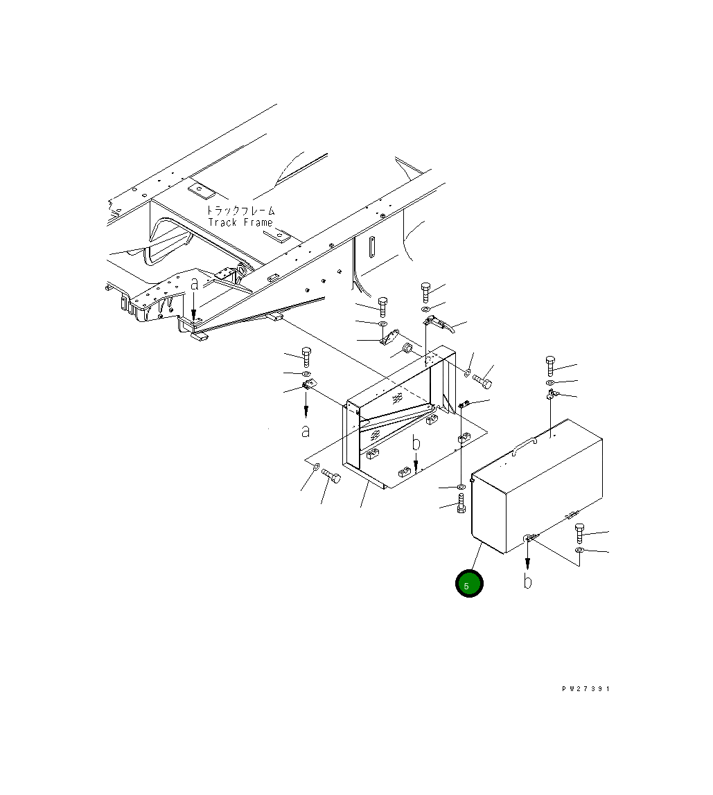 Крышка 8287-68-1211  Komatsu