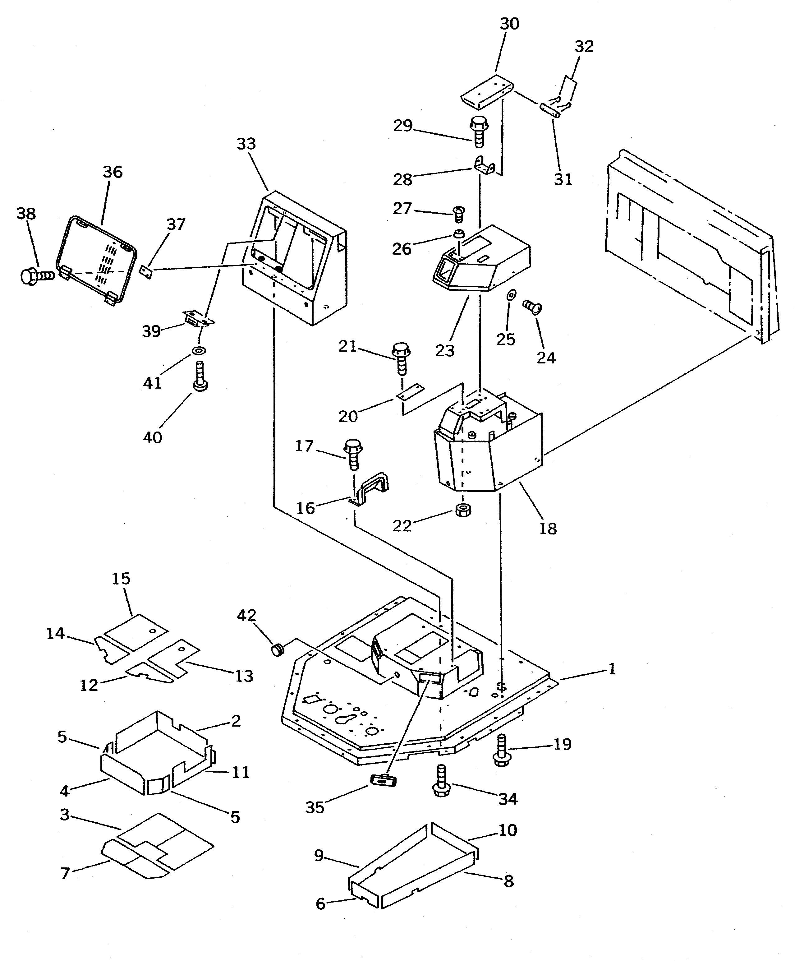 Крышка 421-T43-1310 Komatsu