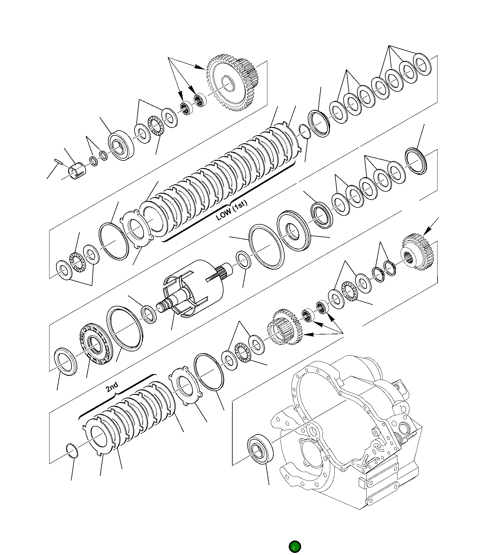Подшипник CK0246551 Komatsu