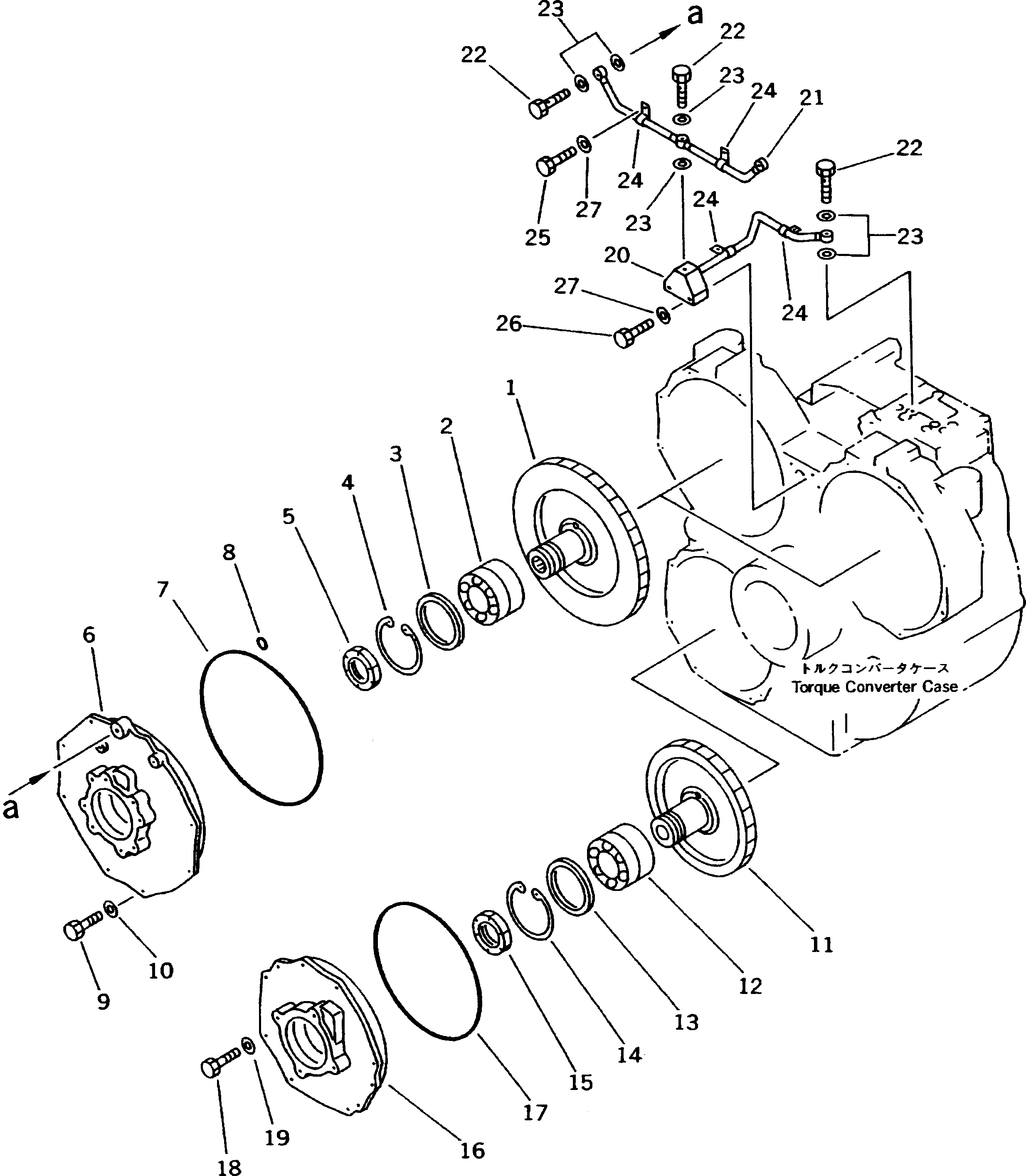 Крышка 711-28-44450  Komatsu