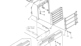 Крышка 419-U82-1470  Komatsu
