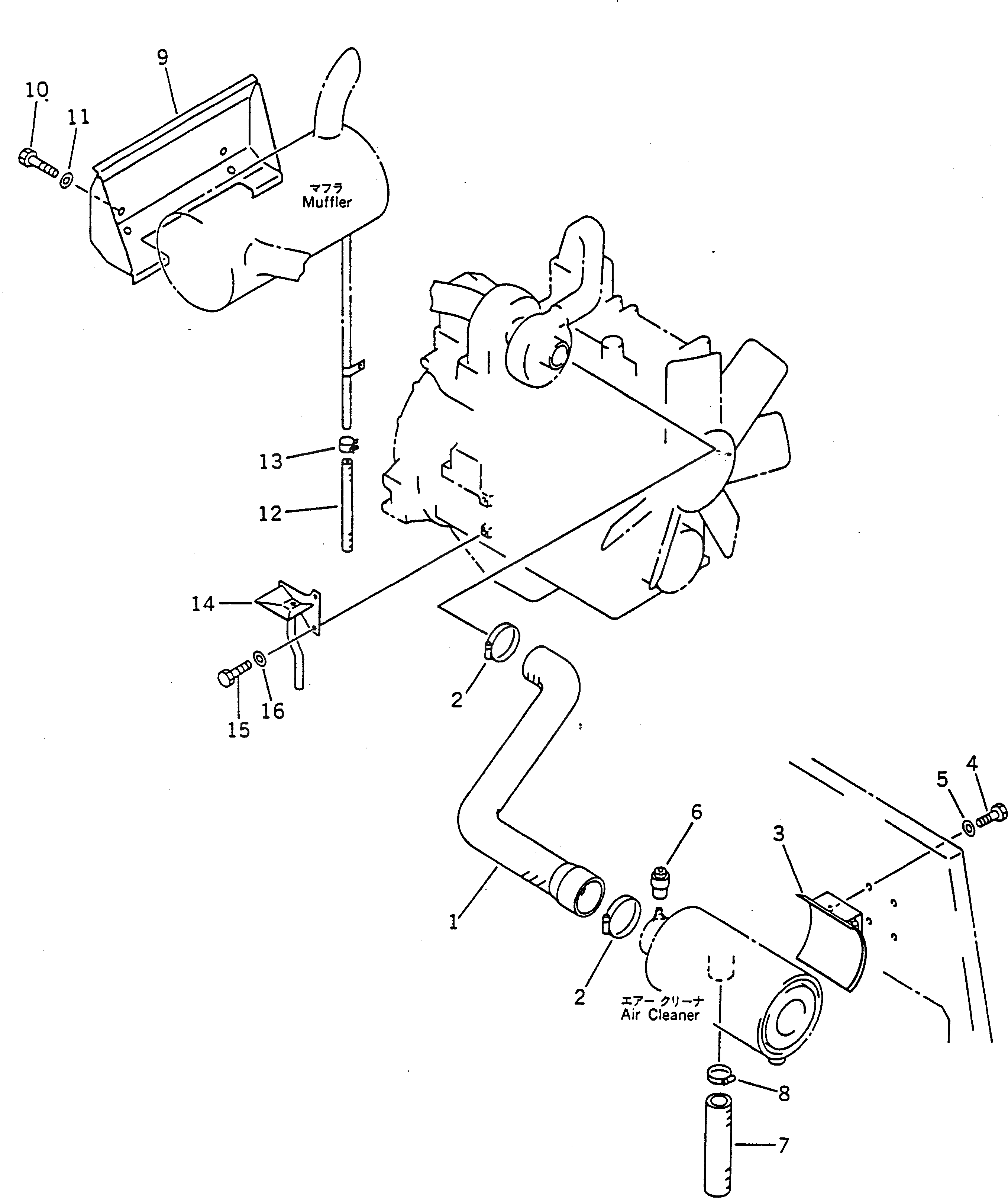 Крышка 203-01-56151 Komatsu
