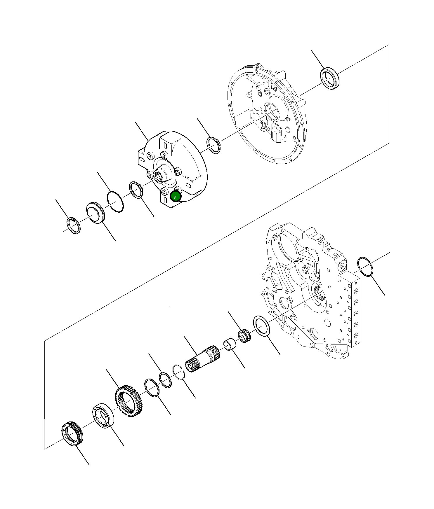 Крышка DG4202497 Komatsu