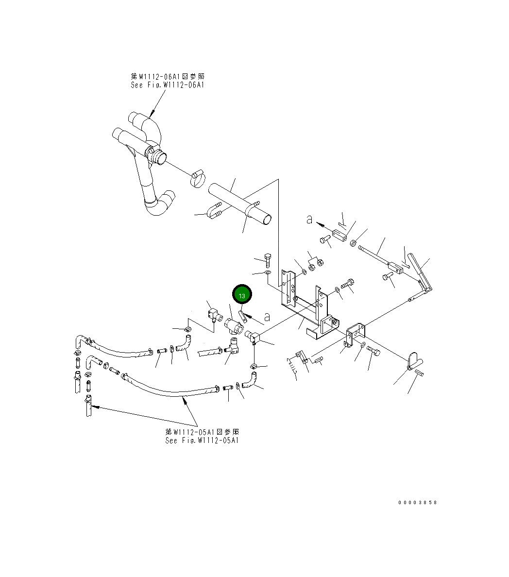 Рычаг 208-43-51582 Komatsu