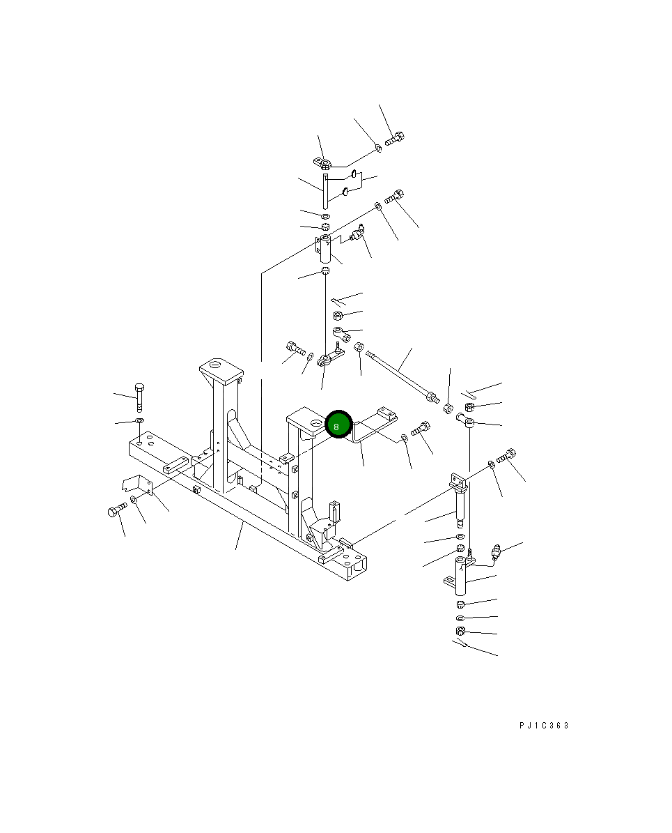 Рычаг 17M-43-22290 Komatsu