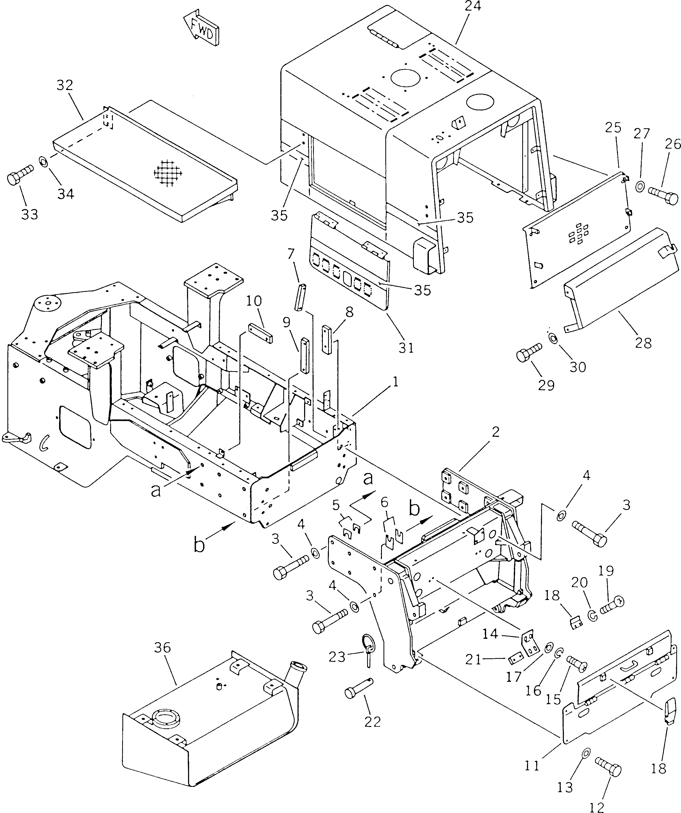 Крышка 416-855-2920 Komatsu