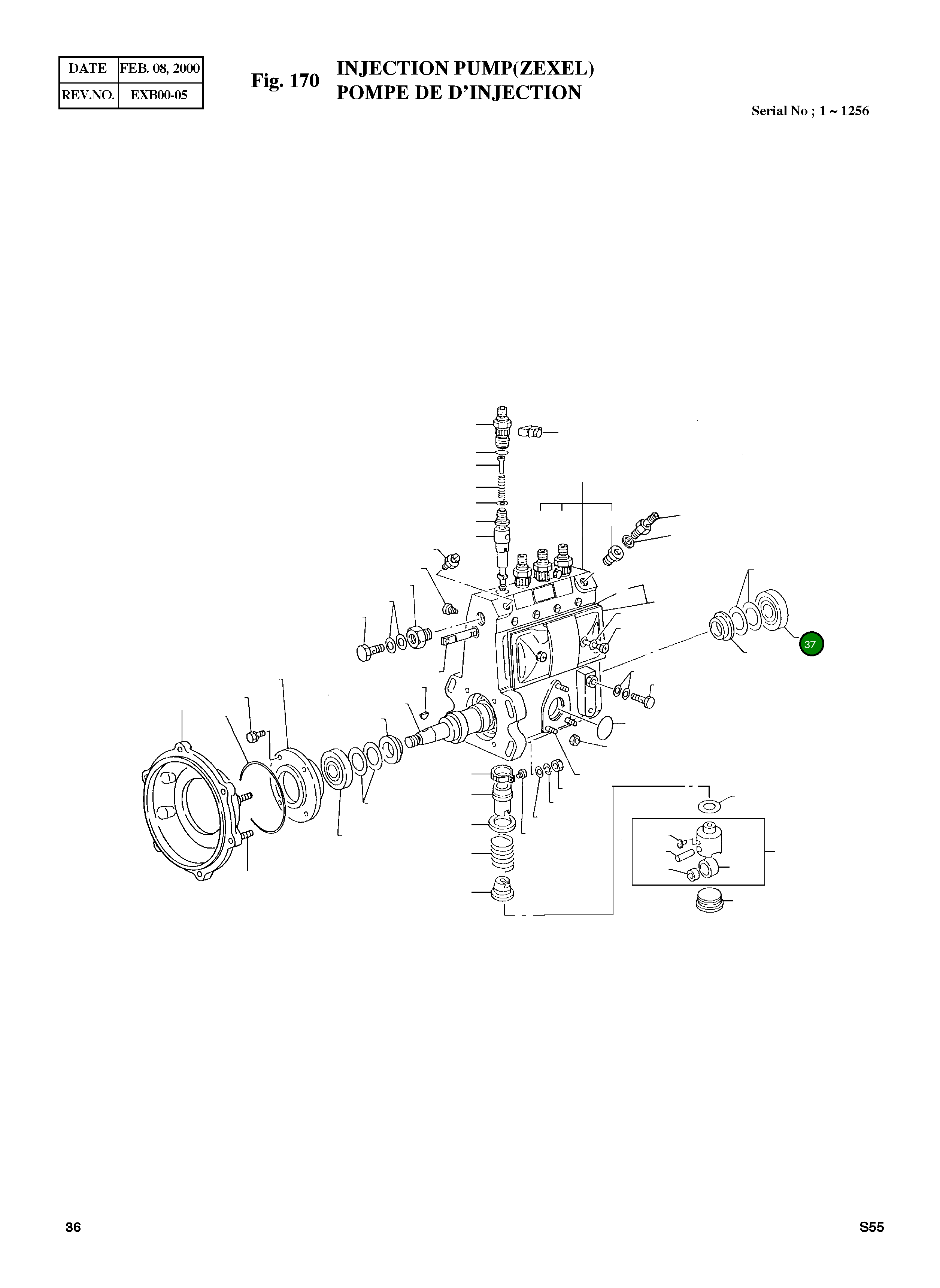 Подшипник 900090-6770 Komatsu