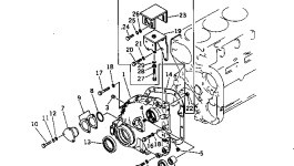 Кронштейн 6710-21-6620 Komatsu