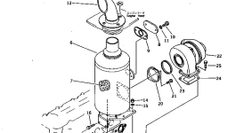 Крышка 6112-13-5940 Komatsu
