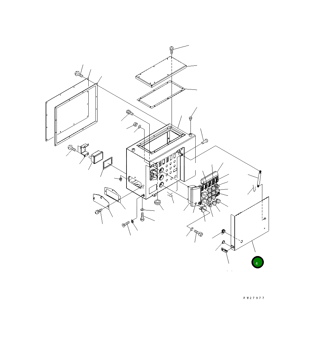 Крышка 8298-06-1131  Komatsu
