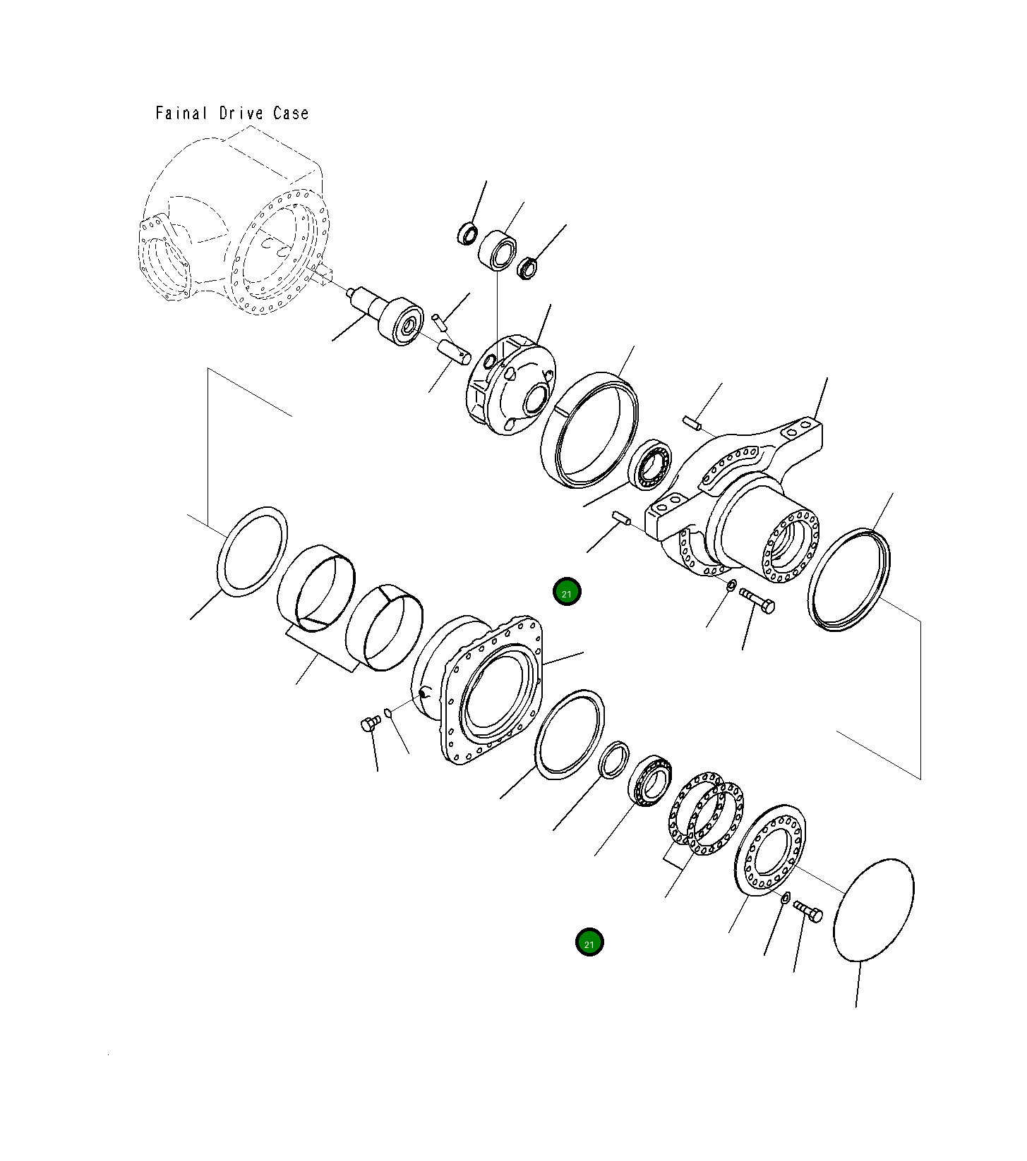 Подшипник 23B-25-81330 Komatsu