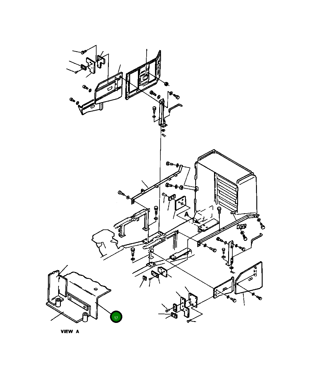 Крышка 426-54-11812  Komatsu