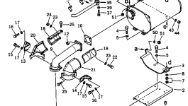 Крышка 6164-12-6490  Komatsu