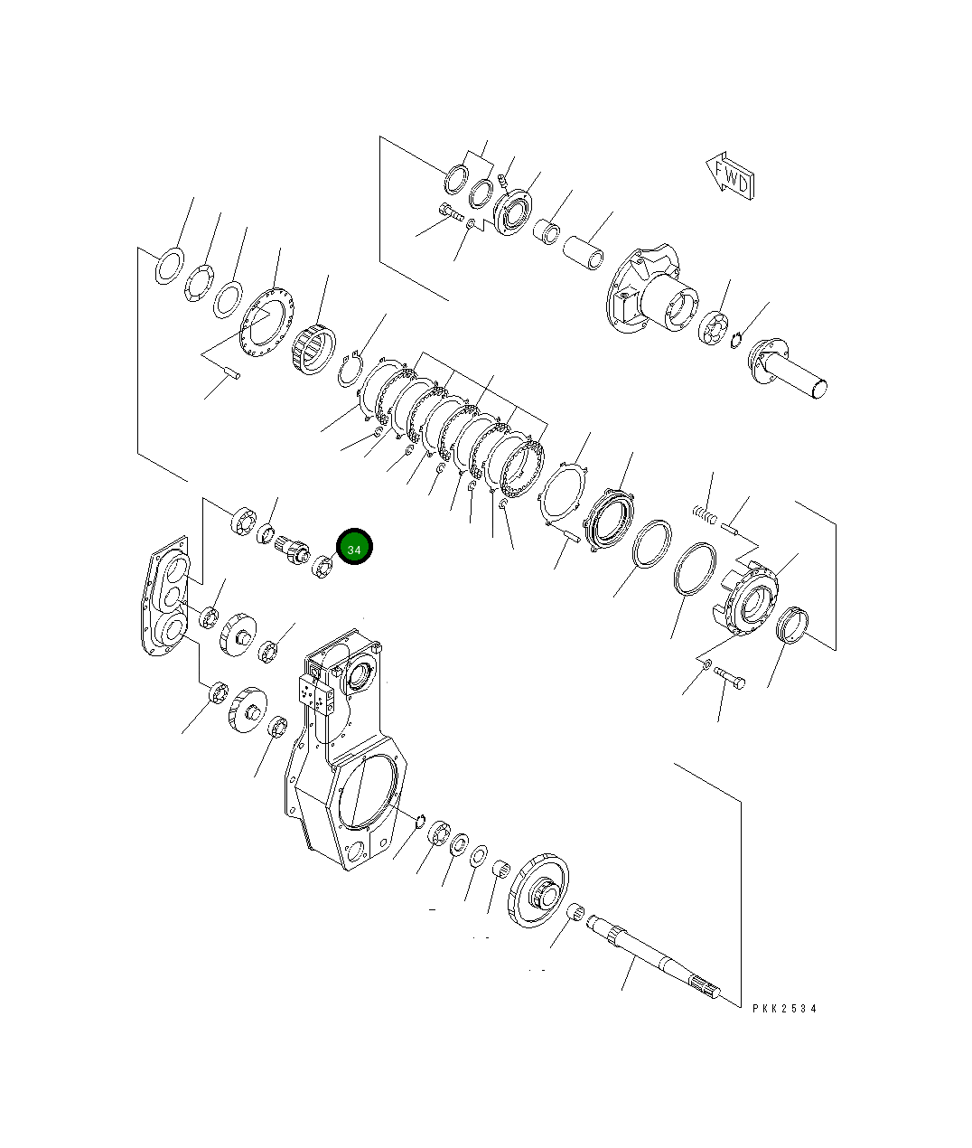 Подшипник 06043-00207 Komatsu