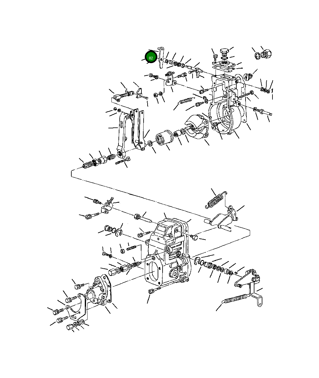 Рычаг YMX15438-32420 Komatsu