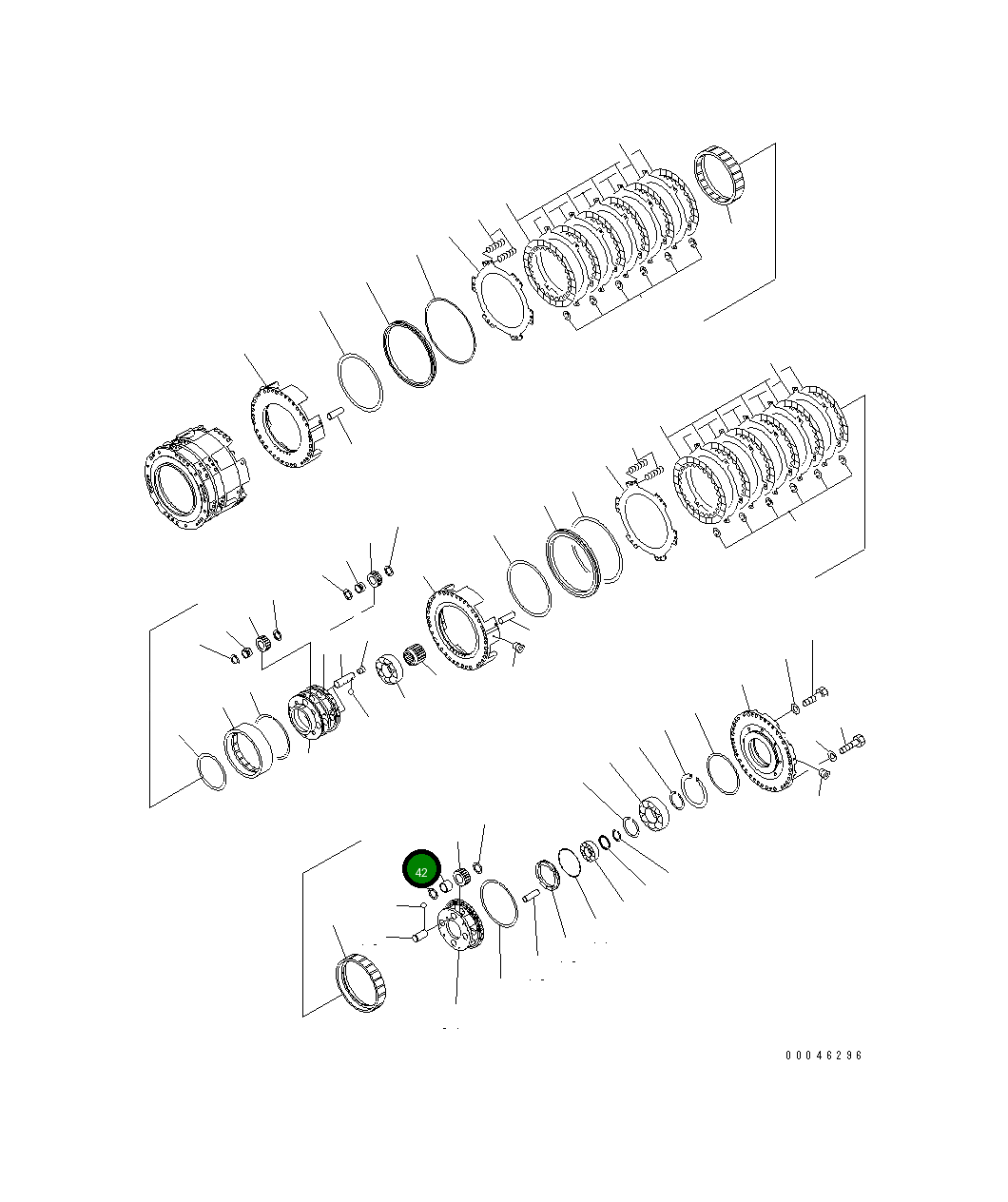 Подшипник 426-15-49430 Komatsu