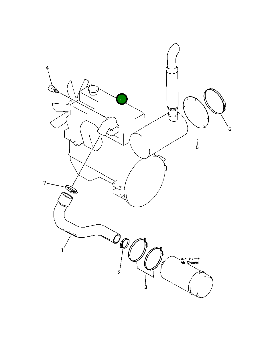 Рычаг 201-43-42110 Komatsu