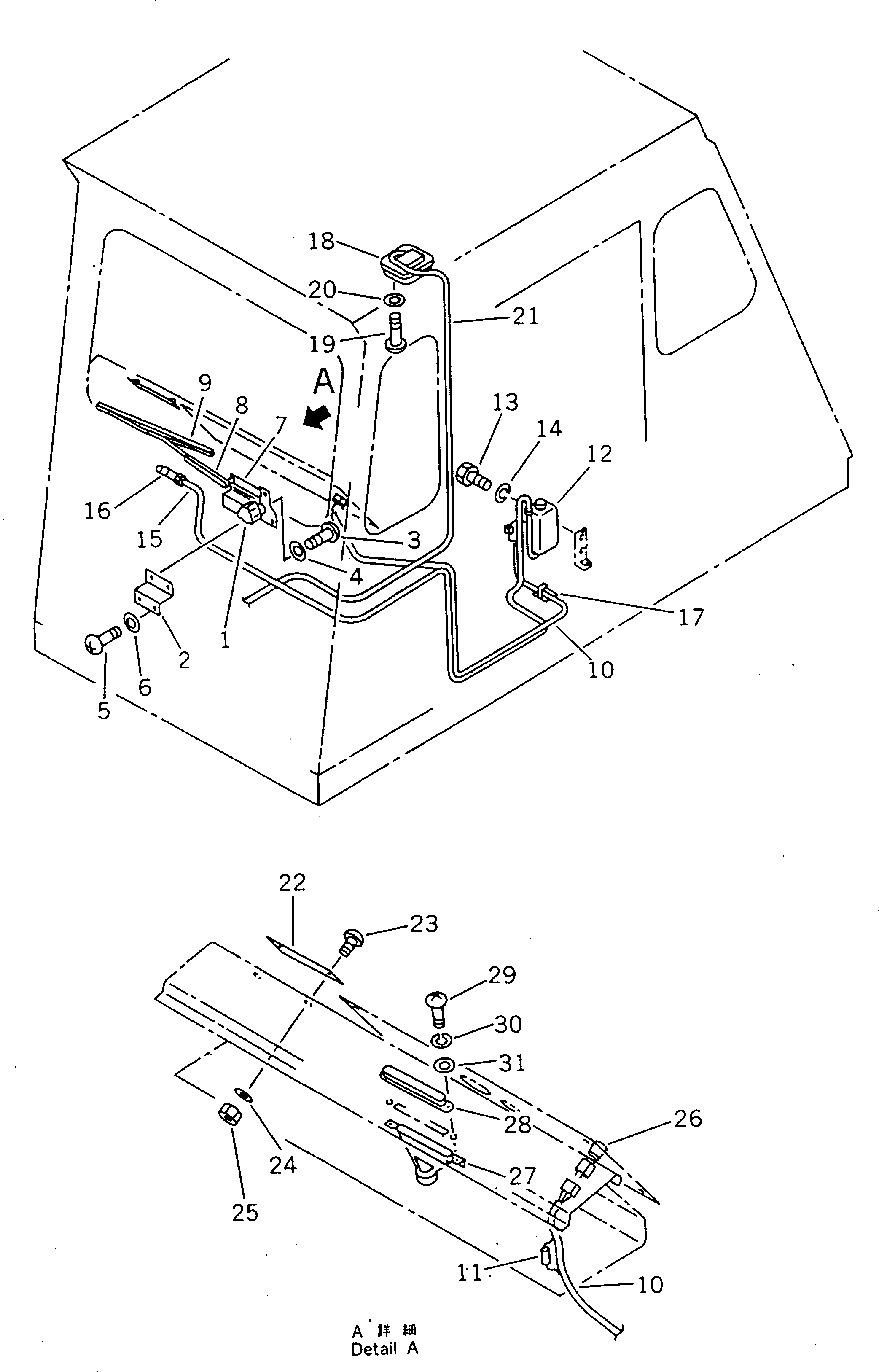 Крышка 566-95-52110 Komatsu