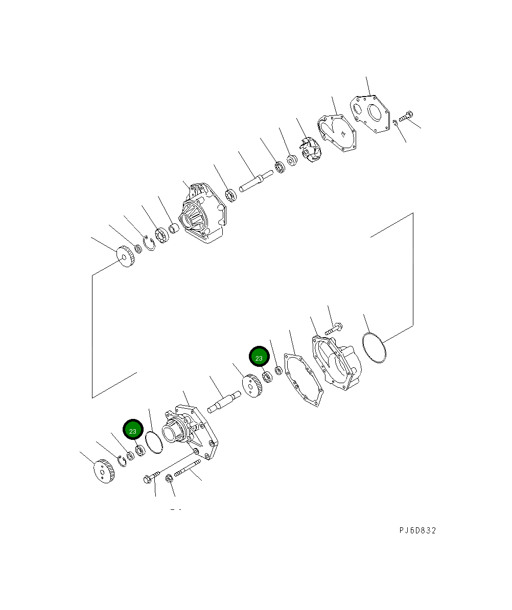 Подшипник 06300-06304 Komatsu