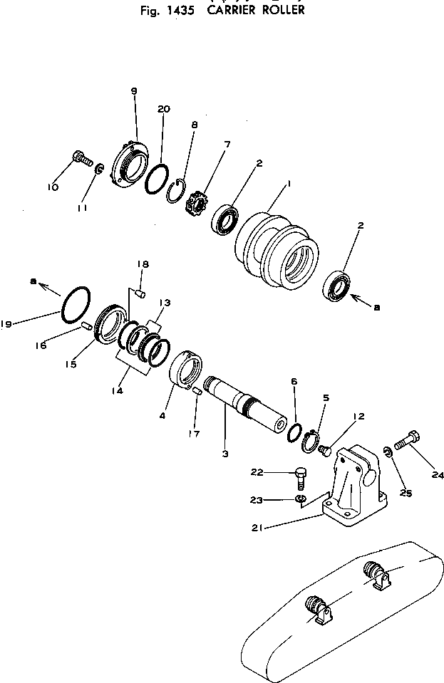 Крышка 154-30-25120 Komatsu
