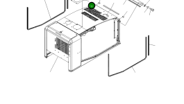 Крышка 418-54-31480 Komatsu