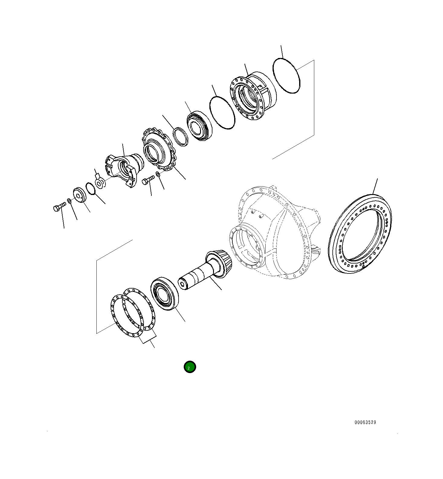 Подшипник 561-22-71810  Komatsu