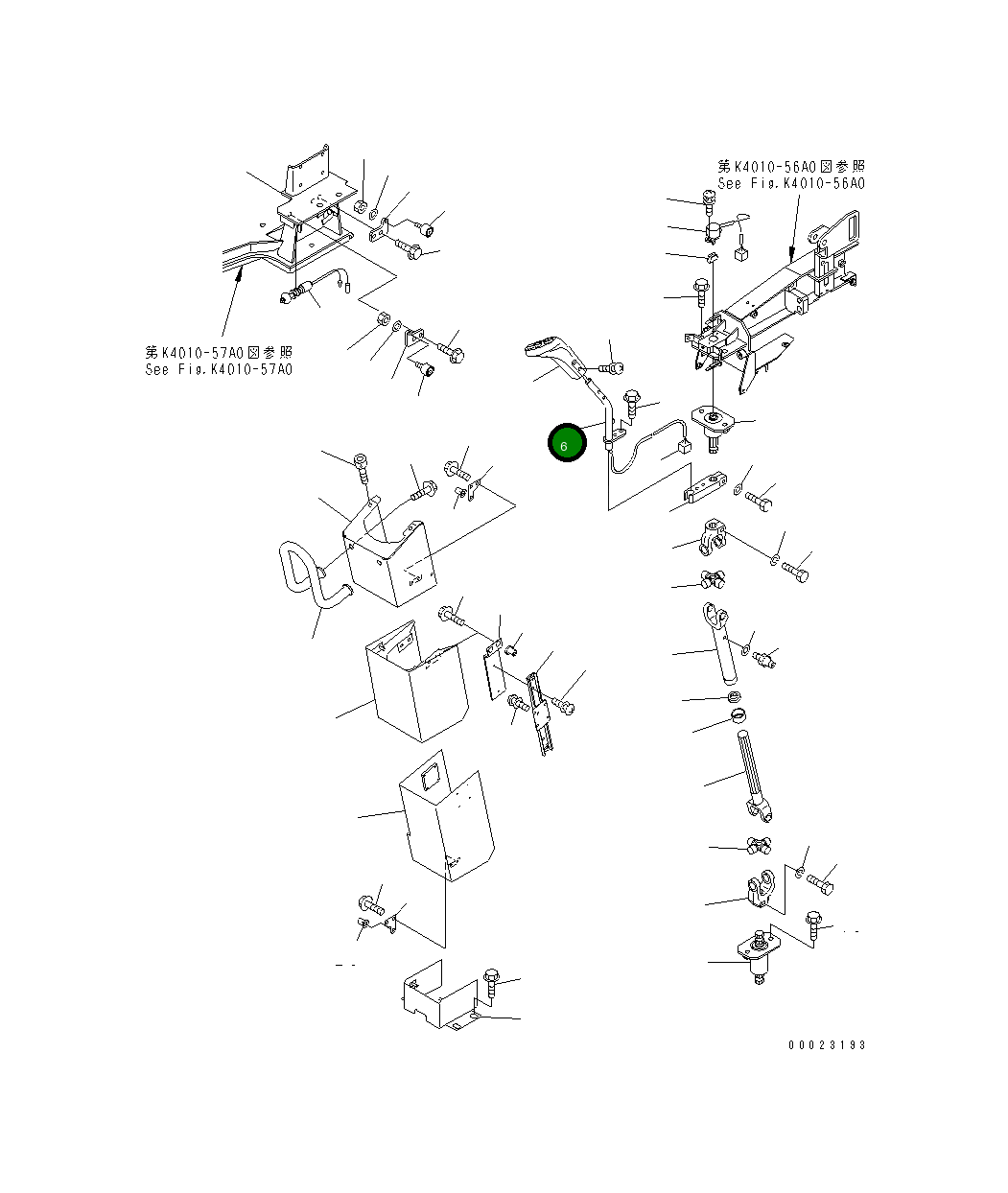 Рычаг 42C-S33-1121 Komatsu