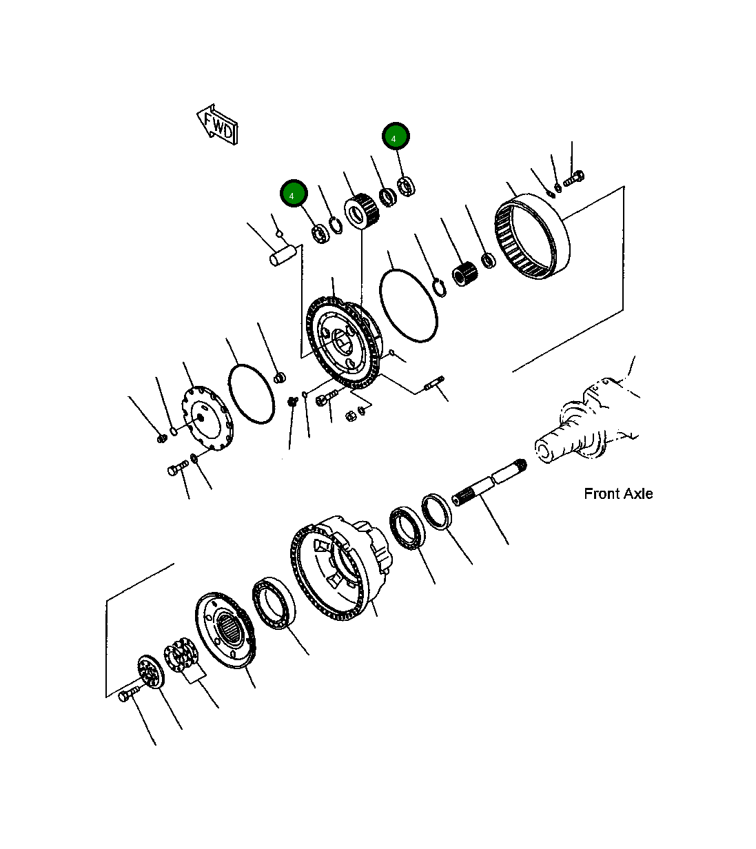 Подшипник 428-22-12810 Komatsu