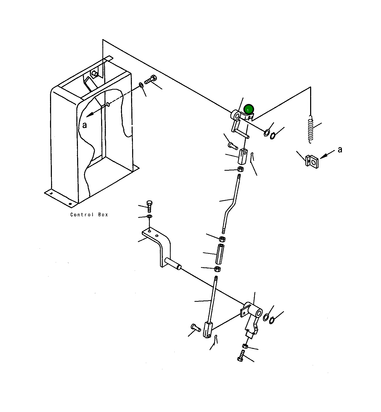 Рычаг 23B-43-12460 Komatsu