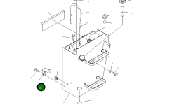 Крышка 415-04-21150 Komatsu