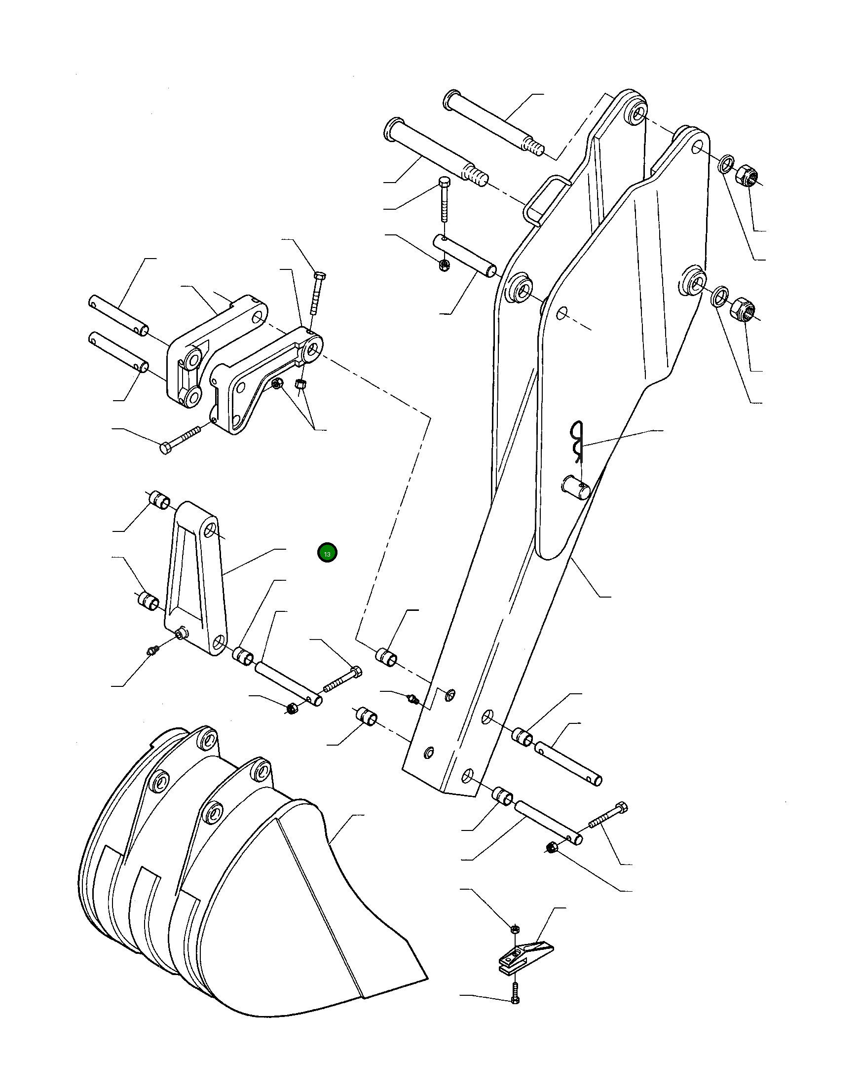 Рычаг UE3050504 Komatsu