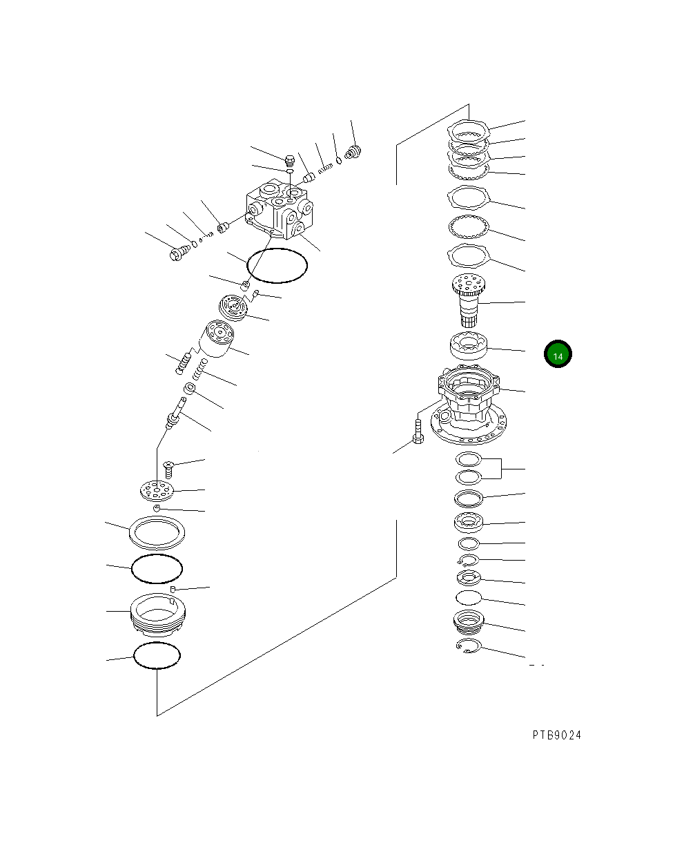 Подшипник 706-74-41880 Komatsu