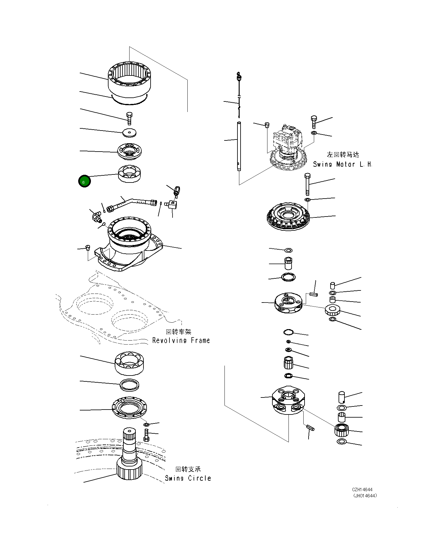 Подшипник 207-26-73140 Komatsu