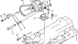 Крышка 6204-81-6940  Komatsu