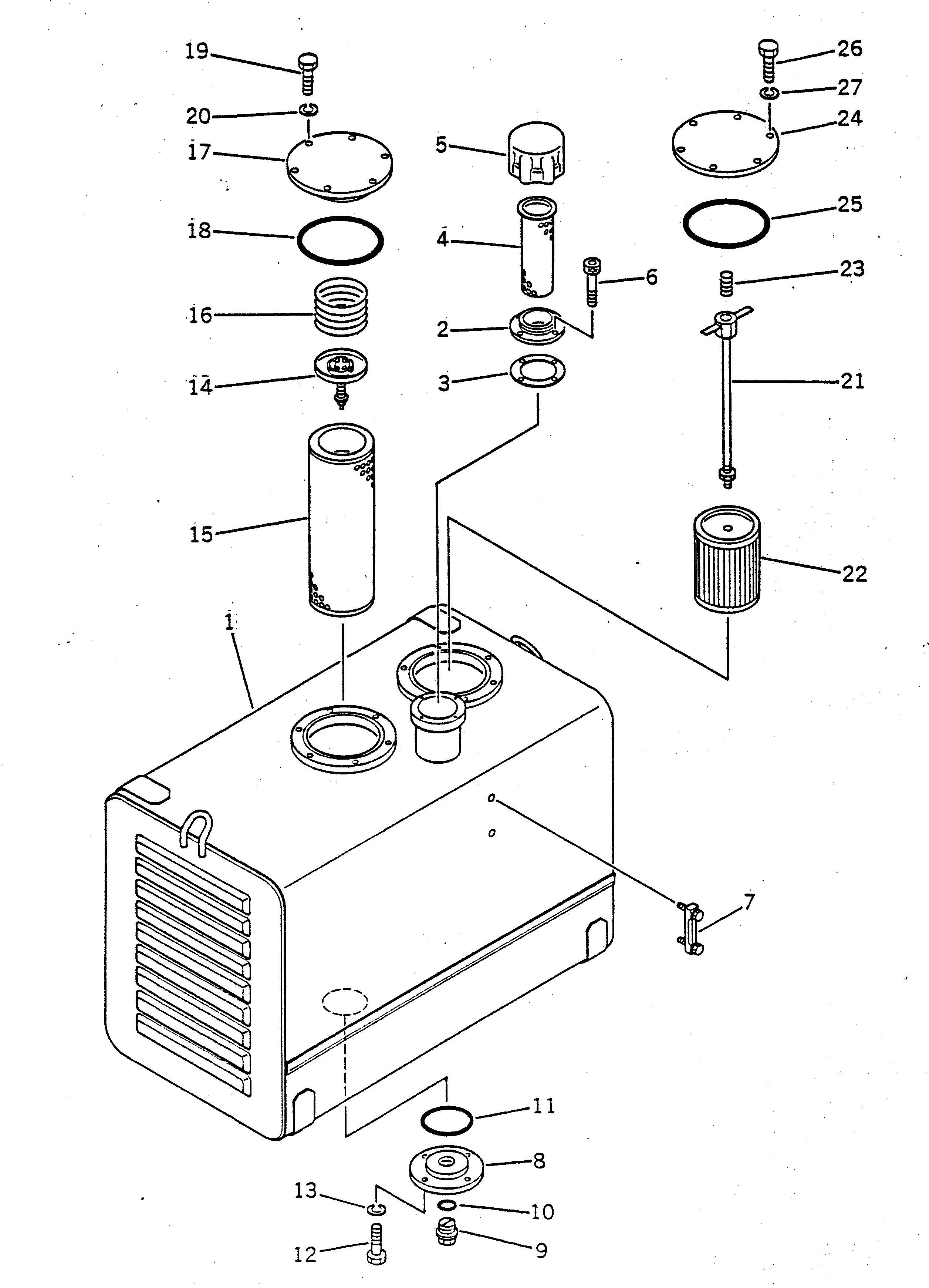 Крышка 22W-60-15150  Komatsu