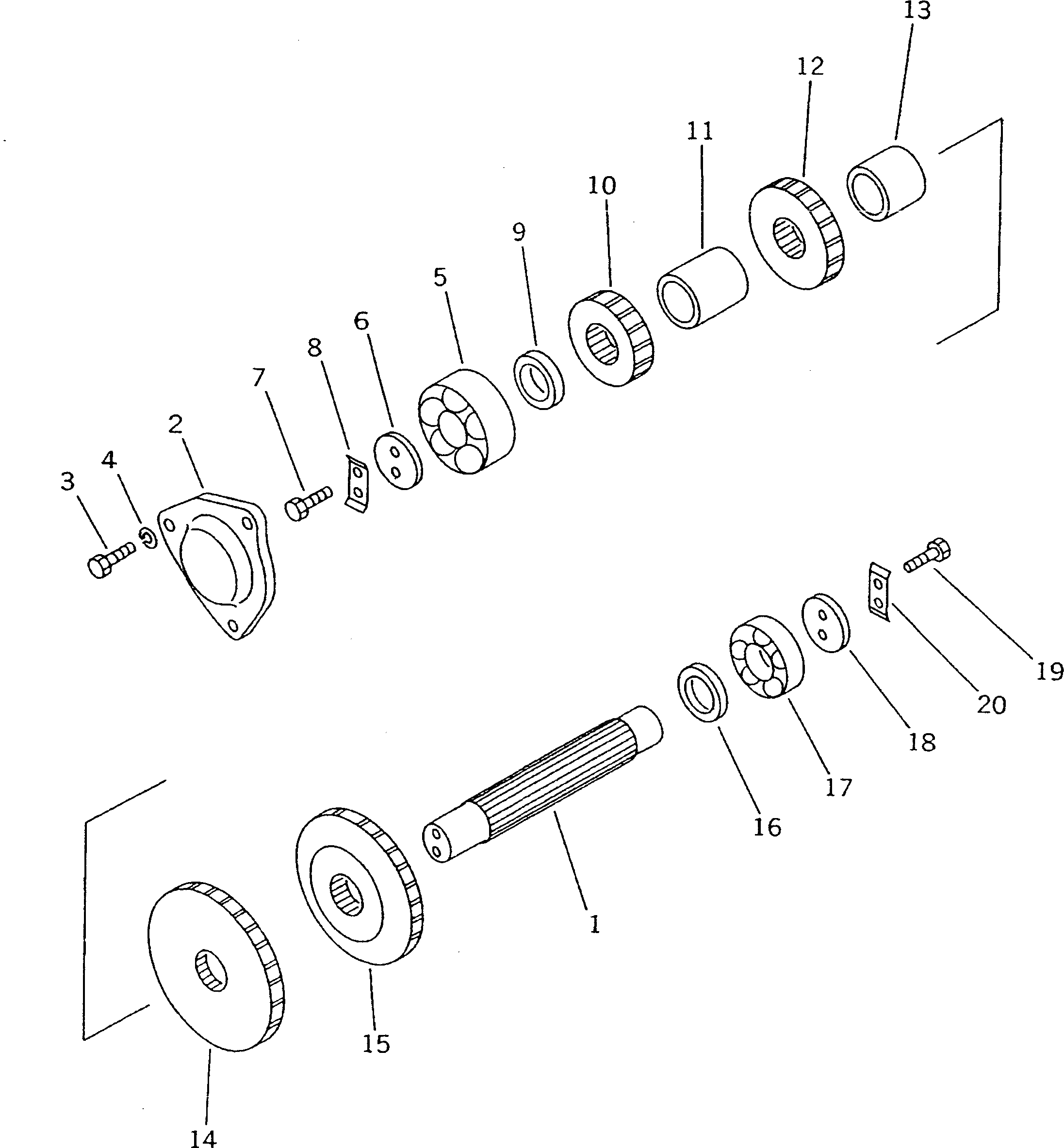 Подшипник 06040-05306 Komatsu