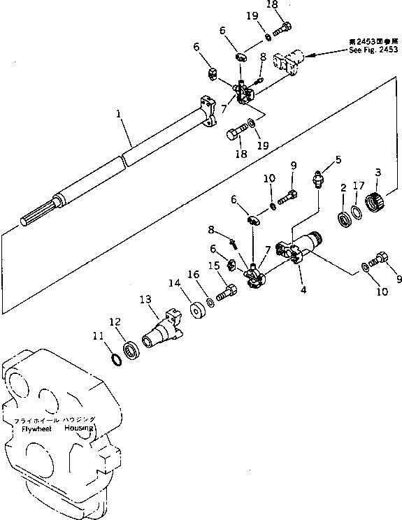 Подшипник 154-66-12110 Komatsu