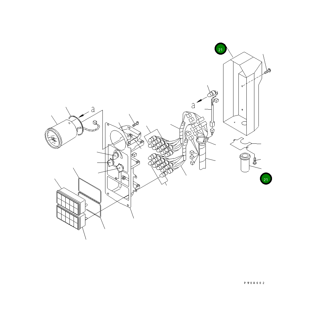Крышка JS0533-01163 Komatsu