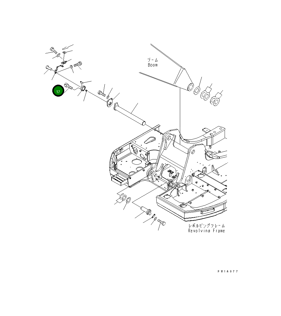 Рычаг 22U-70-21171NK Komatsu